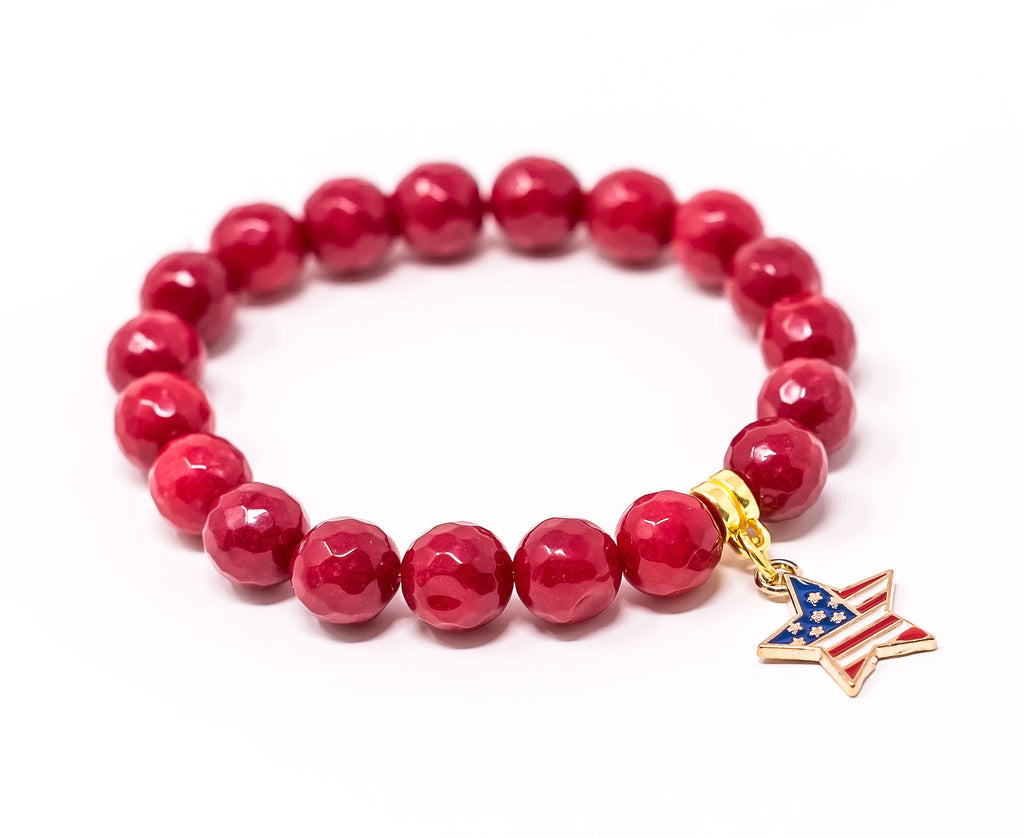 Stars and Stripes - Red Jade